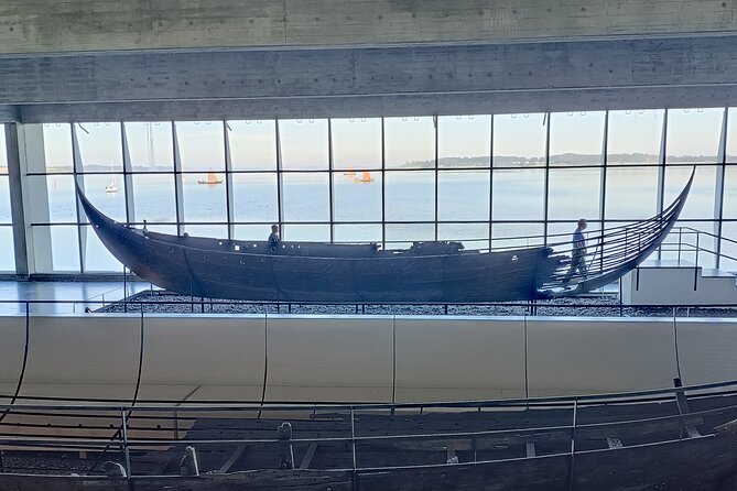 Cathedral ,Viking ships Tour, Palace and Castle (April) - Viking ships beside Roskilde Fjord