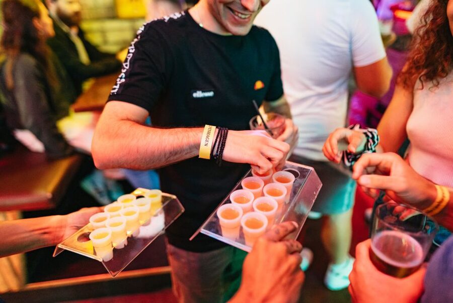 Copenhagen: Guided Party Pub Crawl with 4 Shots and 1 Drink - Four early bars, four included shots
