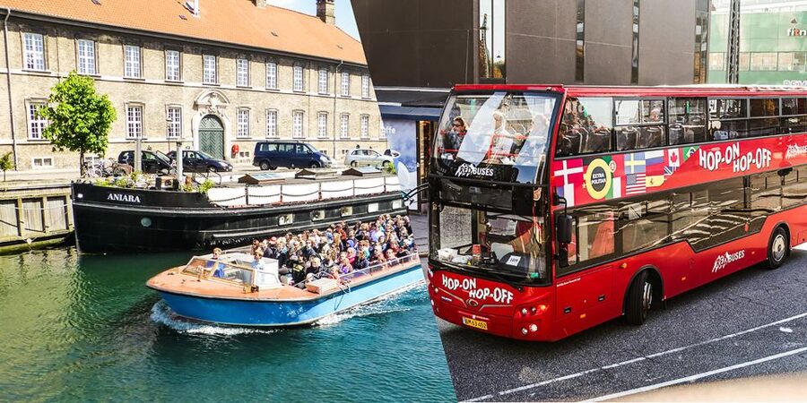 Copenhagen: Hop-On Hop-Off Bus Tour with Boat Tour Option - Key points at a glance