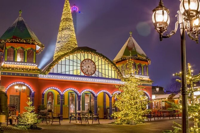 Copenhagen Private Christmas Walking Tour with Gløgg - Kongens Nytorv closes the route with ice and lights