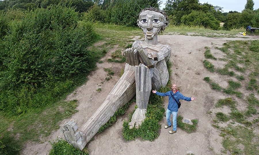 Copenhagen: Private Forgotten Giants E-Bike Treasure Hunt - Glostrup and the first change of scenery