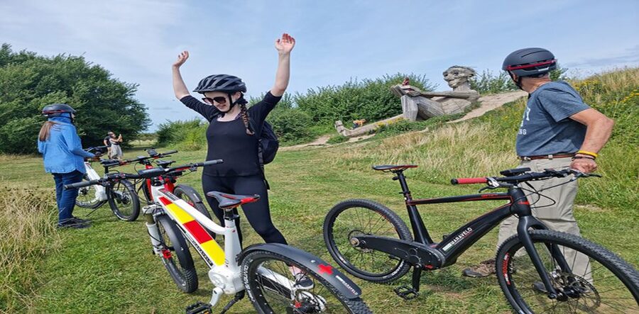Copenhagen: Private Forgotten Giants E-Bike Treasure Hunt - Høje-Taastrup, the longest section of the hunt