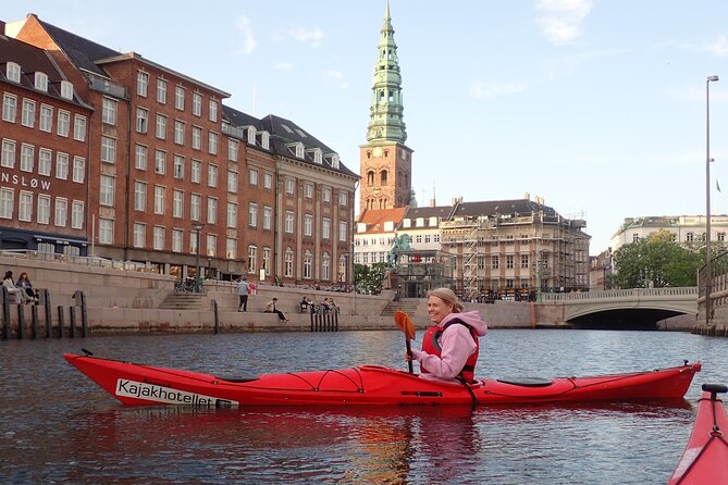 Kayak Tour in Copenhagen Harbor in May and September - Returning beneath bicycle bridges