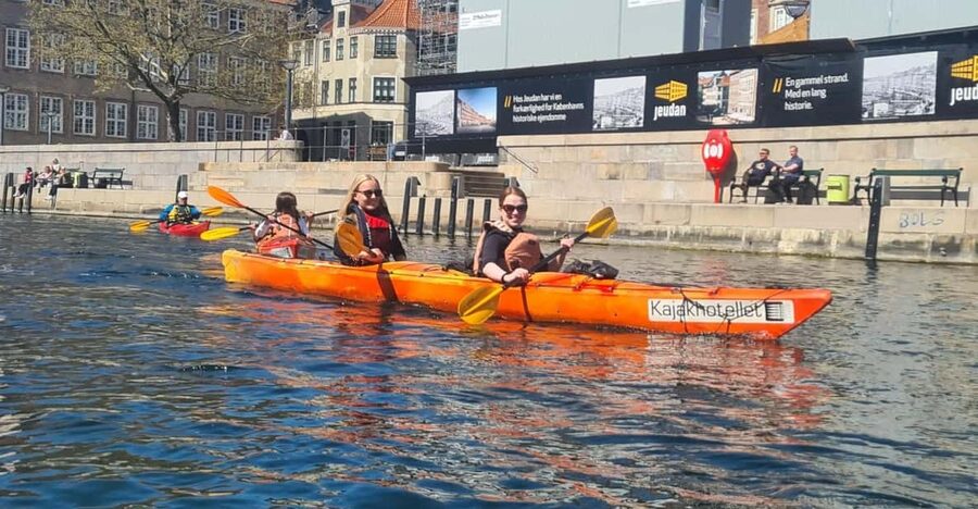 Kayak Tour in Copenhagen Harbor - June, July and August - What the physical effort is really like